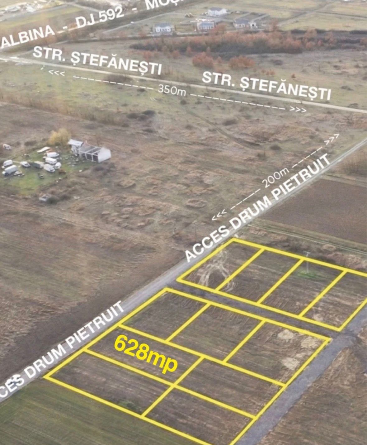 Teren Intravilan Mosnita Noua 38.000€ | 0 Comision | De la proprietar | 628 mp